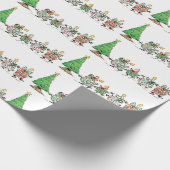 Papier Cadeau Caricature mignonne Danser Présentations de Noël e (Coin)