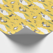 Papier Cadeau Caricature mignonne Oiseaux de Mouette Amusant Ann (Coin)