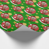 Papier Cadeau Caricature pour bébé Noël mignon (Coin)