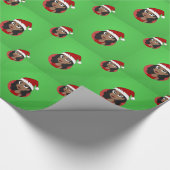 Papier Cadeau Caricature pour fille de Noël (Coin)