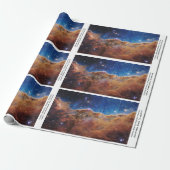 Papier Cadeau Carina Nebula Falaises cosmiques James Webb Hi-Res (Déroulé)
