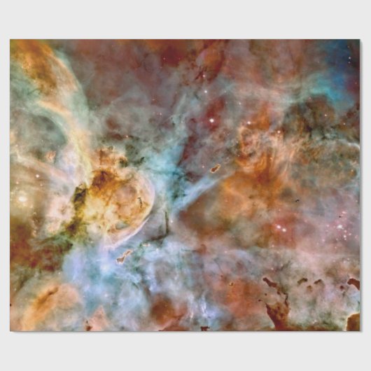 Papier Cadeau Carina Nebula NASA Hubble Telescope Photo spatiale (Plat)