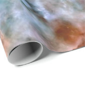 Papier Cadeau Carina Nebula NASA Hubble Telescope Photo spatiale (Coin rond)