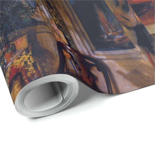 Papier Cadeau Carl Larsson Vintage Le Coin Jouets (Coin rond)