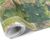 Papier Cadeau Carl Moll Vintage Dahlias (Coin rond)