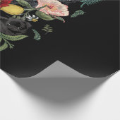 Papier Cadeau carlin botanique et noir t- par huebucket (Coin)