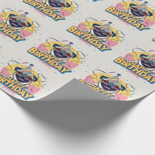 Papier Cadeau Carlin coloré (Coin)