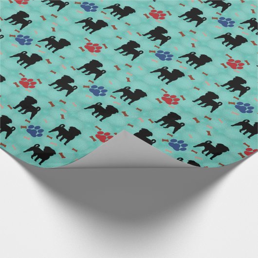 Papier Cadeau Carlin d'ombre (Coin)