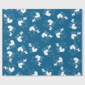 Papier Cadeau Carlin Fête Blue Thème Célébration (Plat)