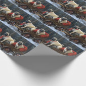 Papier Cadeau Carlin Noël Festive Saison (Coin)