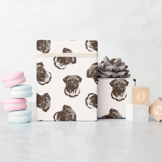 Papier Cadeau Carlins de la faune (Baby Shower)