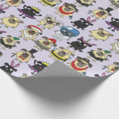 Papier Cadeau Carlins En Costumes Papier Enveloppant (Coin)