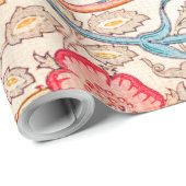 Papier Cadeau Carnation, William Morris (Coin rond)