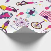 Papier Cadeau carnaval circus amusement park spectacle (Coin)