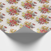 Papier Cadeau Carnaval de fleurs (Coin)