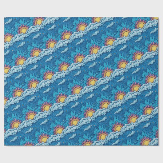 Papier Cadeau Carnaval de l'Aube Jumelle (Plat)