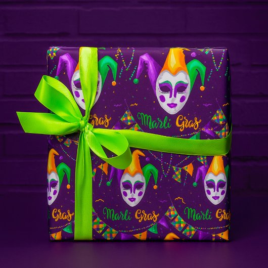 Papier Cadeau Carnaval de Mardi Gras