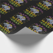Papier Cadeau Carnaval des éléphants de Mardi Gras (Coin)