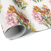 Papier Cadeau Carnaval des fleurs (Coin rond)