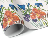 Papier Cadeau Carnaval des fleurs (Coin rond)