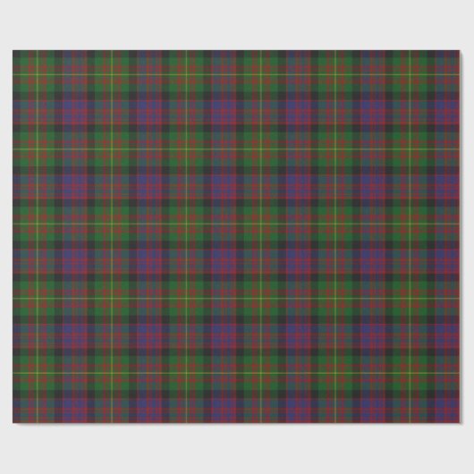 Papier Cadeau Carnegie Tartan coloré Papier d'enveloppement (Plat)