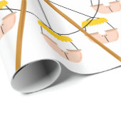 Papier Cadeau Carnival Ferris Wheel (Coin rond)