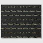 Papier Cadeau Carolina white gold Handwriting (Plat)