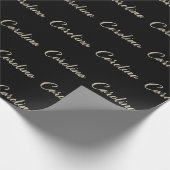 Papier Cadeau Carolina white gold Handwriting (Coin)