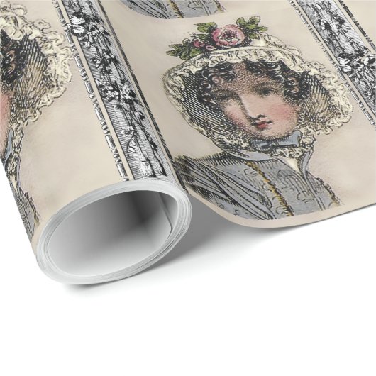 Papier Cadeau Caroline (Coin rond)