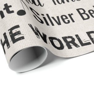 Papier Cadeau Carols de Noël