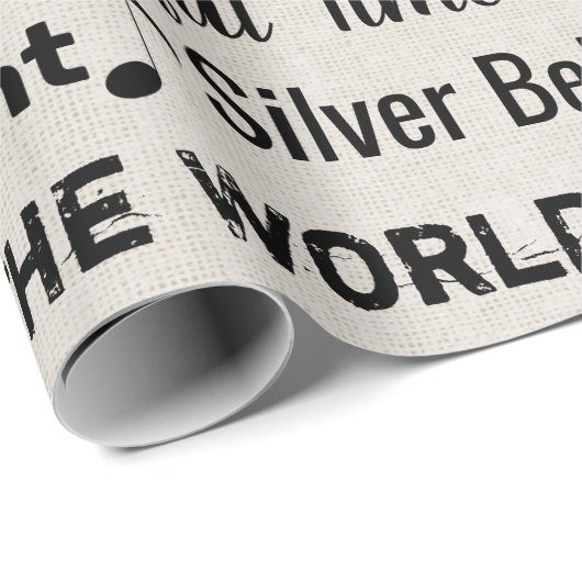 Papier Cadeau Carols de Noël (Coin rond)