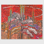 PAPIER CADEAU CAROUSEL (Plat)