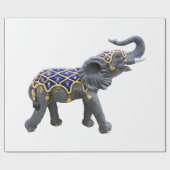 Papier Cadeau Carousel Animal Elephant (Plat)