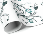 Papier cadeau Carpe Diem (Coin rond)