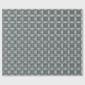 Papier Cadeau Carré argenté (Plat)