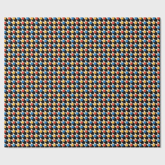 Papier Cadeau Carré coloré (Plat)