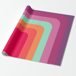 Papier Cadeau carré des années 1970