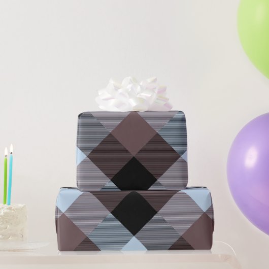 Papier Cadeau Carré géométrique Résumé 8 (Cadeaux de fête)