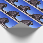 Papier Cadeau Carré Lion de bronze Trafalgar (Coin)