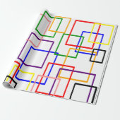 Papier Cadeau Carré ouvert (Déroulé)