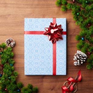 Papier Cadeau Carreau décoratif italien de Méditerranée bleue