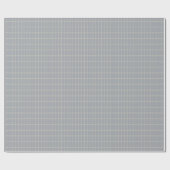 Papier Cadeau Carreau moderne bleu (Plat)