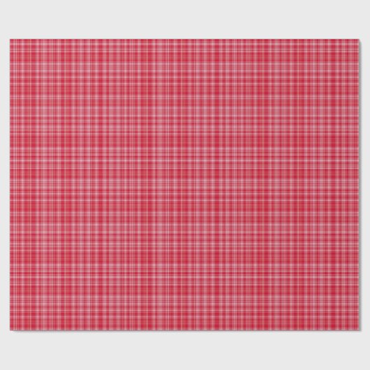 Papier Cadeau Carreaux Ruby Fins (Plat)