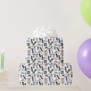 Papier Cadeau  carrelage de garçons feux de circulation routes t
