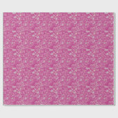 Papier Cadeau Carrelage d'effet Magenta Terrazzo moderne élégant (Plat)