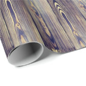 Papier Cadeau Carrelage en bois (Coin rond)
