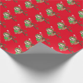 Papier Cadeau carrelage festif Noël paresseux (Coin)