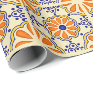 Papier Cadeau Carrelage Talavera
