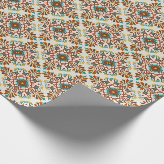 Papier Cadeau Carrelage Talavera (Coin)