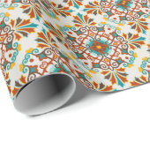 Papier Cadeau Carrelage Talavera (Coin rond)